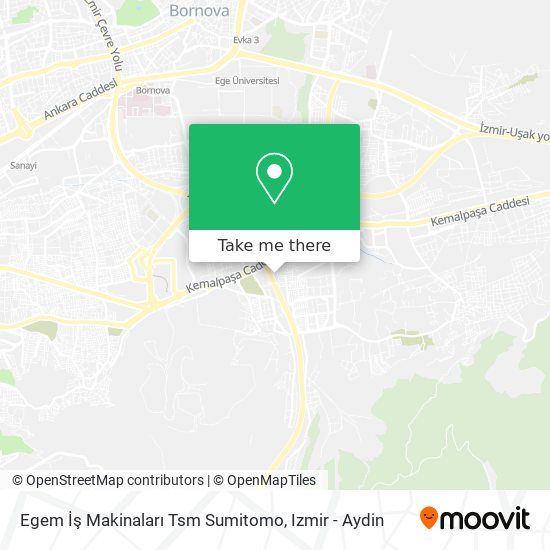 Egem İş Makinaları Tsm Sumitomo map