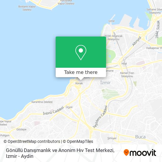 Gönüllü Danışmanlık ve Anonim Hıv Test Merkezi map