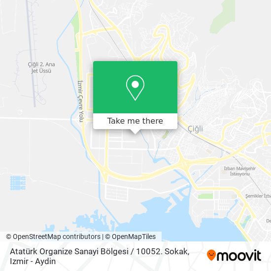 Atatürk Organize Sanayi Bölgesi / 10052. Sokak map