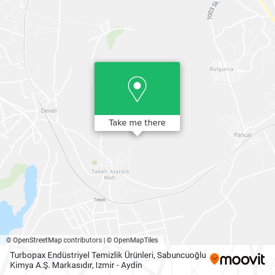 Turbopax Endüstriyel Temizlik Ürünleri, Sabuncuoğlu Kimya A.Ş. Markasıdır map