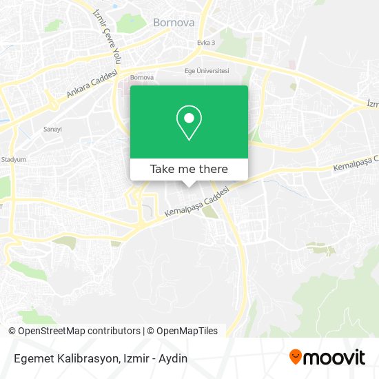 Egemet Kalibrasyon map