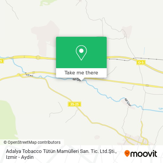 Adalya Tobacco Tütün Mamülleri San. Tic. Ltd.Şti. map