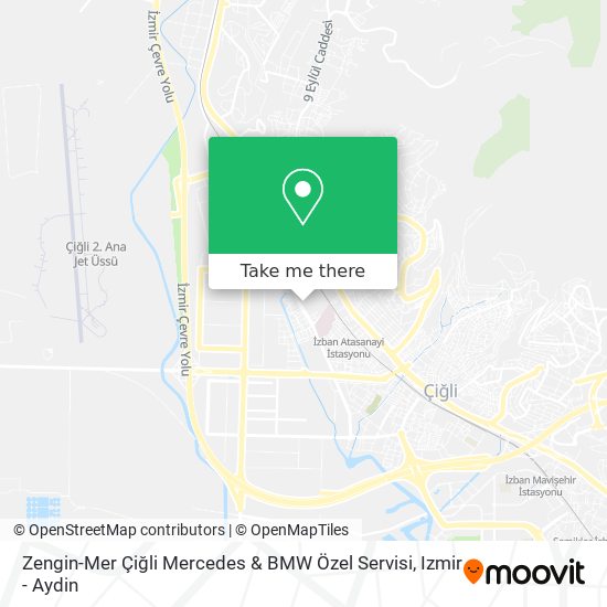 Zengin-Mer Çiğli Mercedes & BMW Özel Servisi map