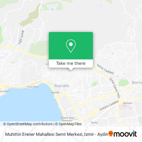 Muhittin Erener Mahallesi Semt Merkezi map
