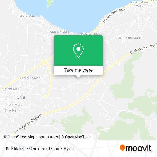 Kekliktepe Caddesi map