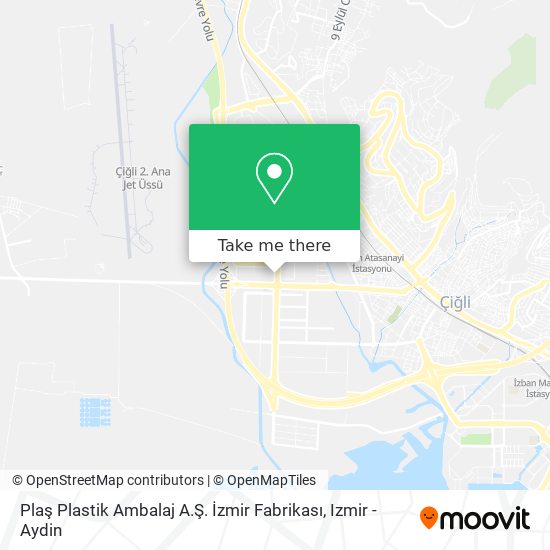 Plaş Plastik Ambalaj A.Ş. İzmir Fabrikası map