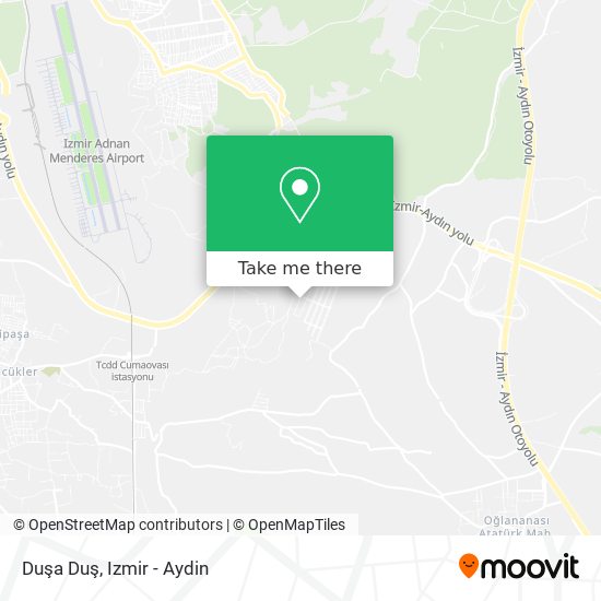 Duşa Duş map