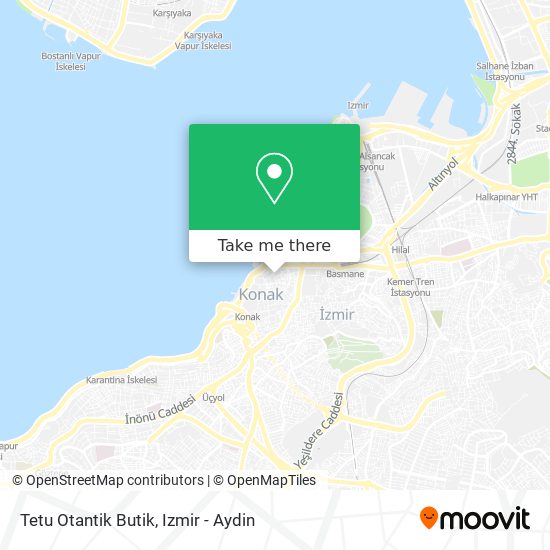 How To Get To Tetu Otantik Butik In Konak By Bus Train Or Metro