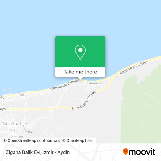 Zigana Balik Evi map