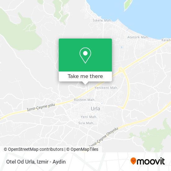 Otel Od Urla map