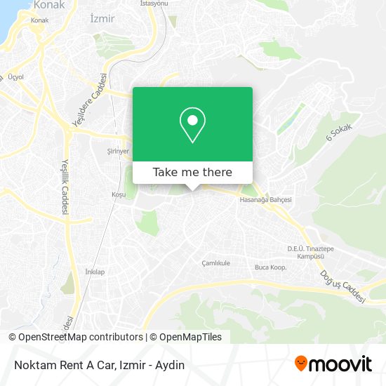 Noktam Rent A Car map