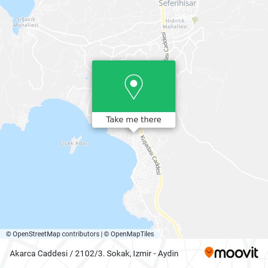 Akarca Caddesi / 2102/3. Sokak map