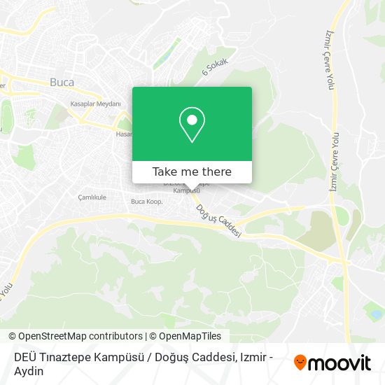 DEÜ Tınaztepe Kampüsü / Doğuş Caddesi map