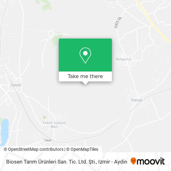 Biosen Tarım Ürünleri San. Tic. Ltd. Şti. map