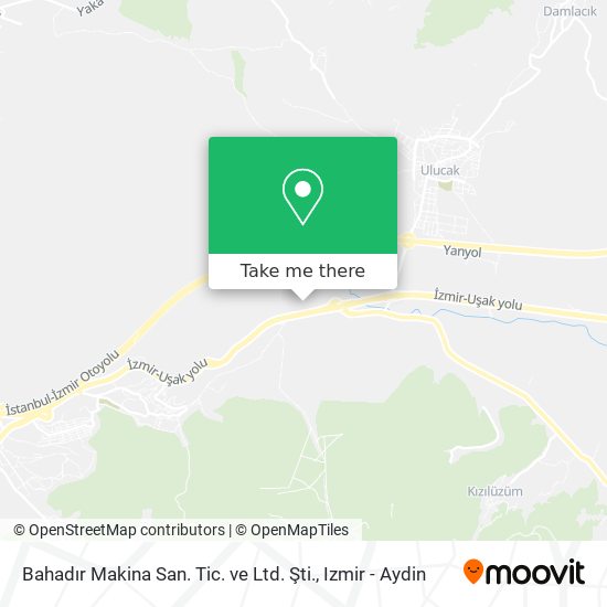 Bahadır Makina San. Tic. ve Ltd. Şti. map