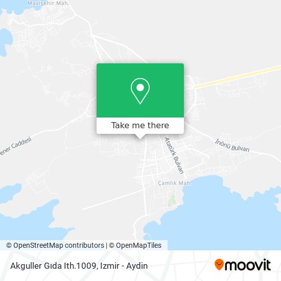 Akguller Gıda Ith.1009 map