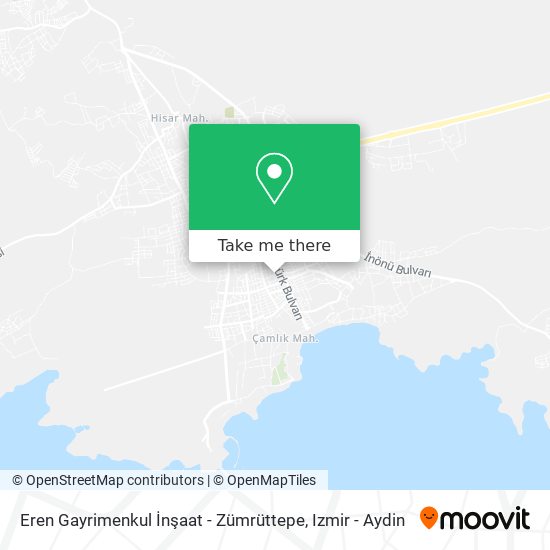 Eren Gayrimenkul İnşaat - Zümrüttepe map