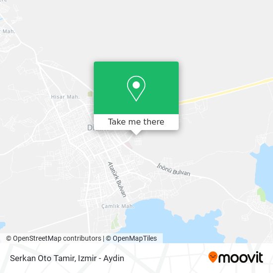 Serkan Oto Tamir map