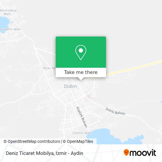 Deniz Ticaret Mobilya map