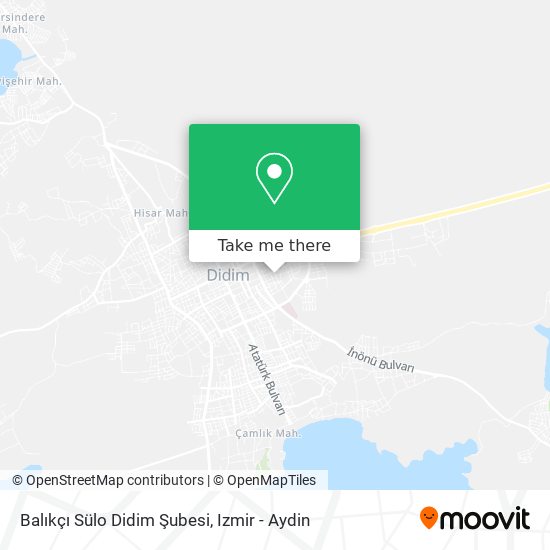 Balıkçı Sülo Didim Şubesi map