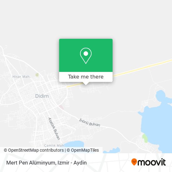 Mert Pen Alüminyum map