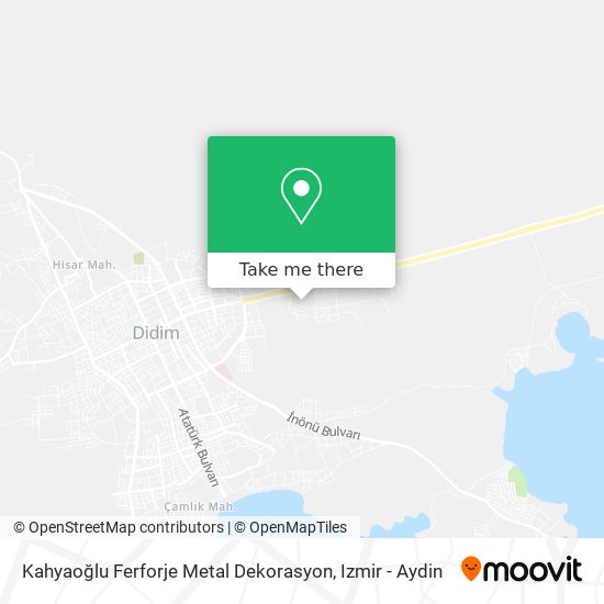 Kahyaoğlu Ferforje Metal Dekorasyon map