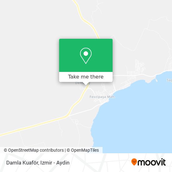 Damla Kuaför map