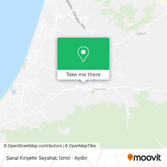 Şanal Kırşehir Seyahat map