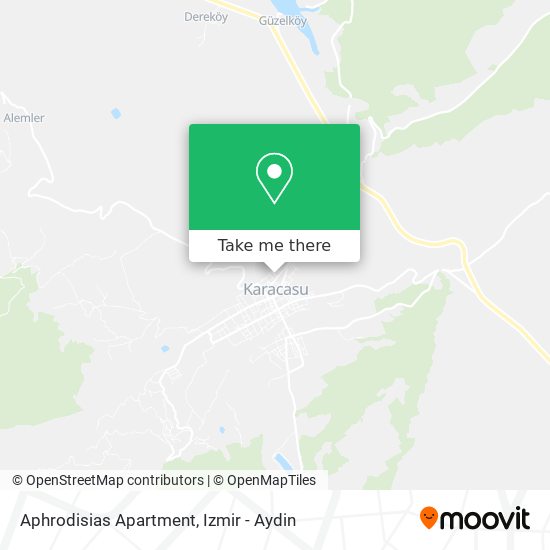 Aphrodisias Apartment map