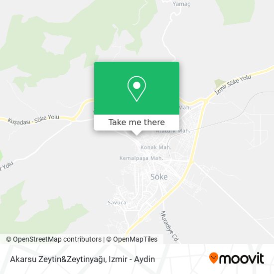 Akarsu Zeytin&Zeytinyağı map