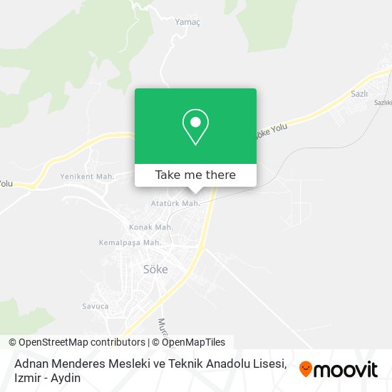 Adnan Menderes Mesleki ve Teknik Anadolu Lisesi map