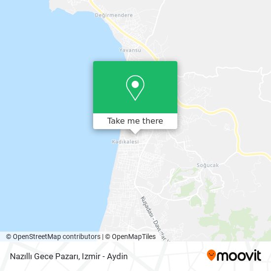 Nazıllı Gece Pazarı map