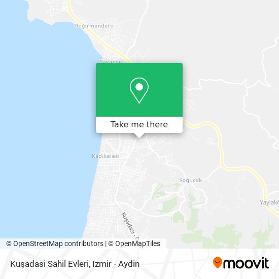 Kuşadasi Sahil Evleri map