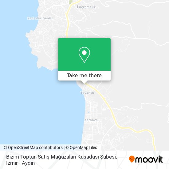Bizim Toptan Satış Mağazaları Kuşadası Şubesi map