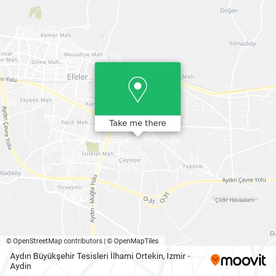 Aydın Büyükşehir Tesisleri İlhami Ortekin map
