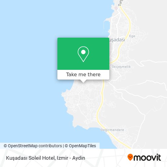 Kuşadası Soleil Hotel map