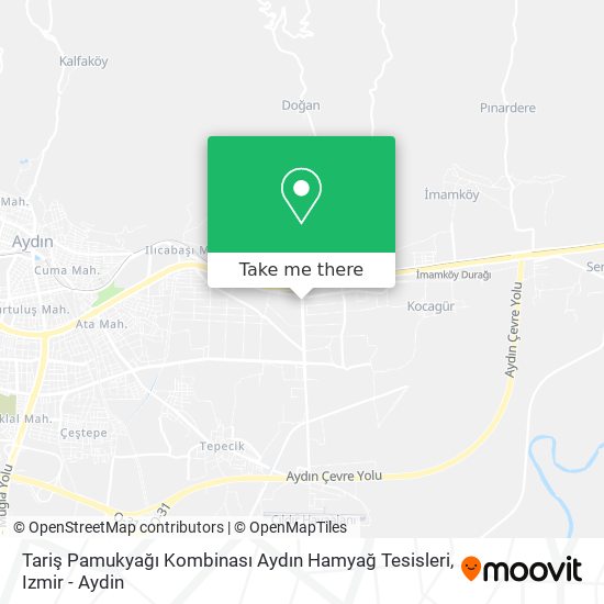 Tariş Pamukyağı Kombinası Aydın Hamyağ Tesisleri map