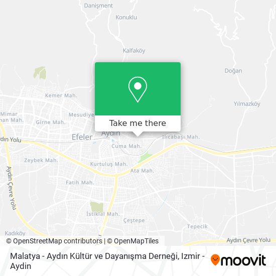 Malatya - Aydın Kültür ve Dayanışma Derneği map