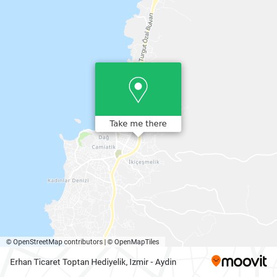 Erhan Ticaret Toptan Hediyelik map