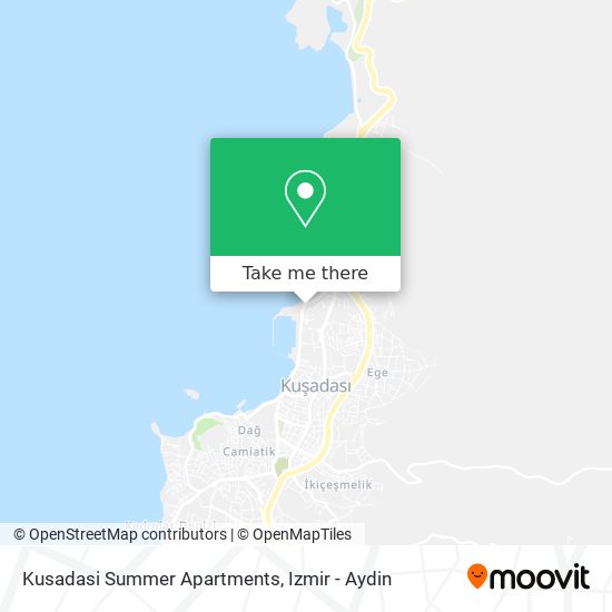 Kusadasi Summer Apartments map