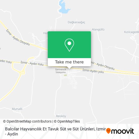 Balcılar Hayvancılık Et Tavuk Süt ve Süt Ürünleri map