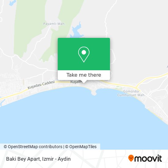 Baki Bey Apart map