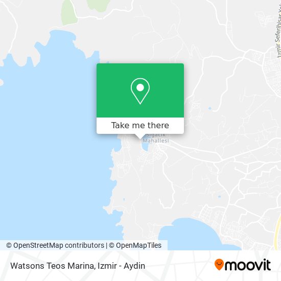 Watsons Teos Marina map