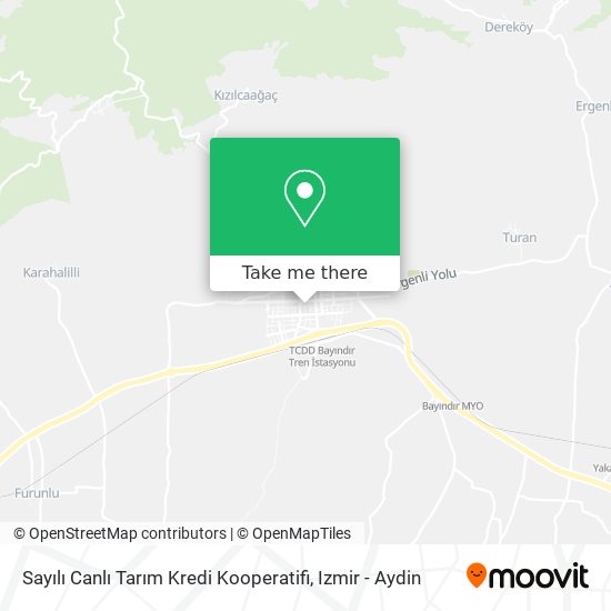 Sayılı Canlı Tarım Kredi Kooperatifi map