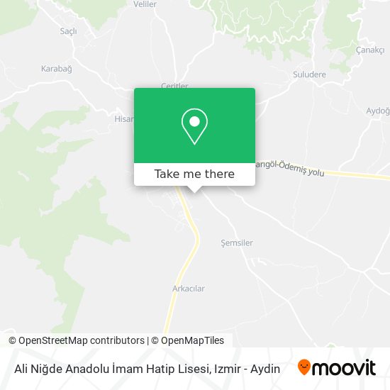 Ali Niğde Anadolu İmam Hatip Lisesi map