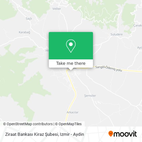 Ziraat Bankası Kiraz Şubesi map