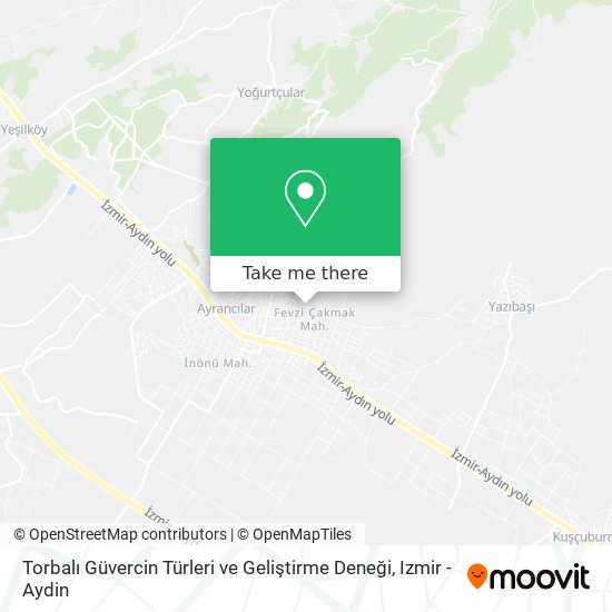 Torbalı Güvercin Türleri ve Geliştirme Deneği map