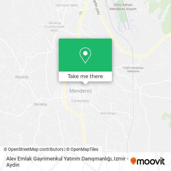 Alev Emlak Gayrimenkul Yatırım Danışmanlığı map
