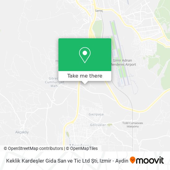 Keklik Kardeşler Gida San ve Tic Ltd Şti map
