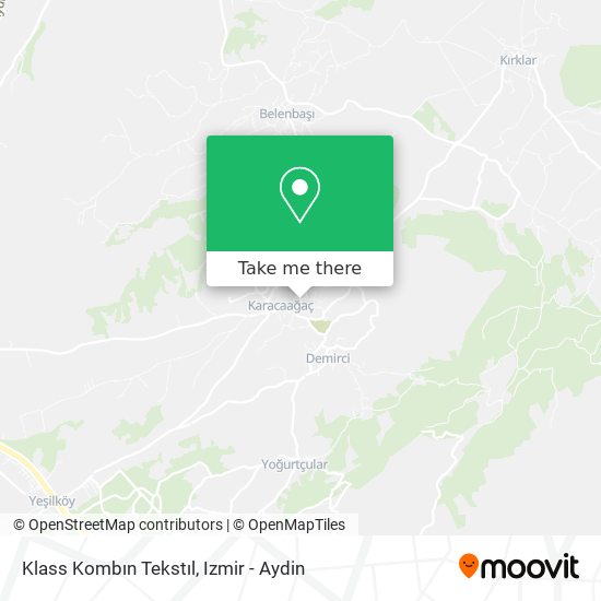 Klass Kombın Tekstıl map